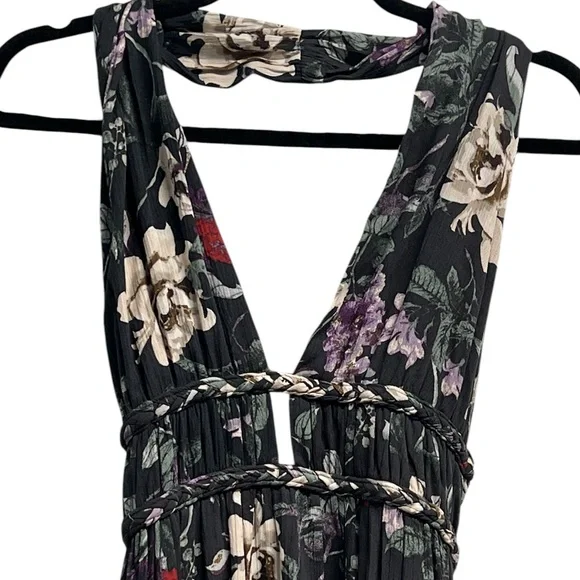 NWOT ILLA ILLA Floral Backless Maxi Dress - Picture 4 of 16